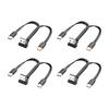 Двойной USB C кабель Двусторонний USB на USB C Разветвитель Зарядный кабель 2 в 1 Мультизарядный кабель USB C кабель Силиконовый US