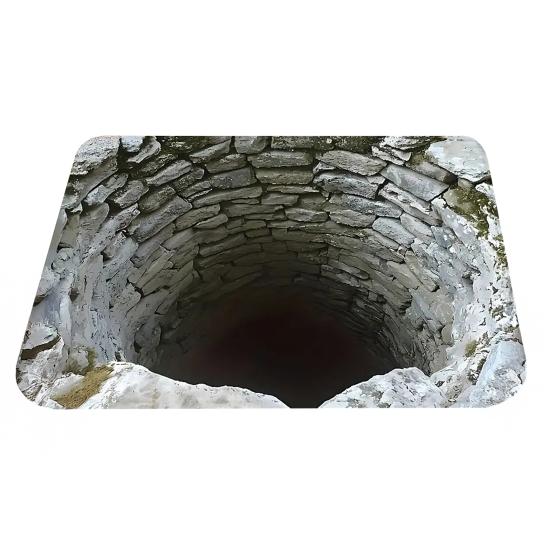 Коврик для пола 3D Коврик для пола с сильным водопоглощением с визуальным эффектом Нескользящий Быстросохнущий Ванная комната