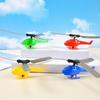 Pull Wire Bamboo Dragonfly Draw Rope Outdoor Airplane Toy Gift Aviation Model Copter  Children's