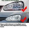 Крышка фары для VW Golf 5 MK 5 Jetta A5 GT GTI R32 2005-2009 Автомобильная крышка фары Прозрачный абажур Корпус фары