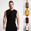 Men's Gym Tank Top  Sleeveless Solid Colour Running Training Vest