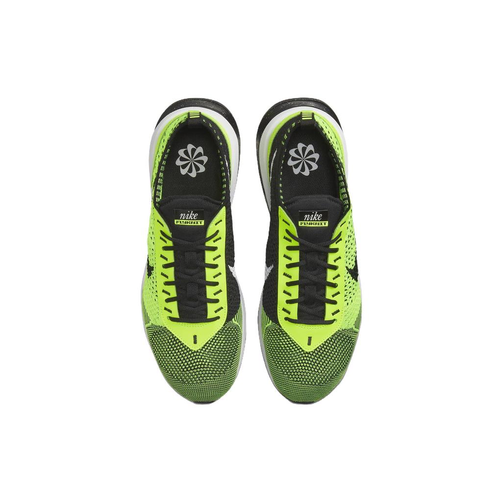 Nike Кроссовки мужские Air Max Flyknit Racer Volt Зеленый Черный Белый FD4610-700