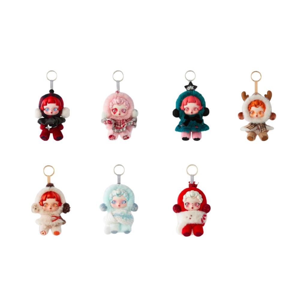 Pop Mart Skullpanda Зимняя Симфония Серия Брелок Запечатанный Кейс (6 непрозрачных коробок)