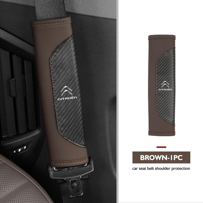 For Citroen Suede Car Seat Belt Shoulder Protection Pad Accessories C4 C3 C5 C1 C2 C6 C4L DS3 DS4 Berlingo Picasso Jumper