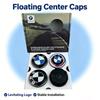 For BMW M 56/68mm Floating Wheel Center Caps For BMW G11 G12 G30 G31 G32 G38 G01 G08 G02 G05 F45 F46 F52 F48 F49 F39 F90 Auto Accessories