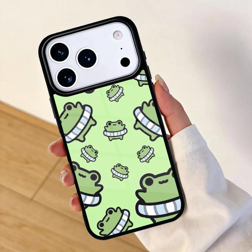 Frog Animals Mobile Phone Case for IPhone 17 AIR 16pro Max 15 14 13 12 11 Bumper Cover