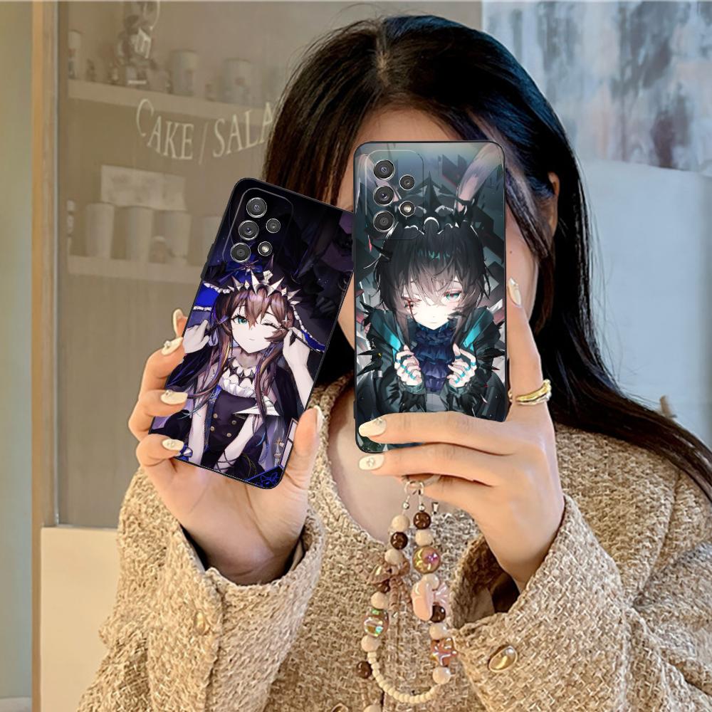 Чехол для мобильного телефона Arknights Amiya для Samsung Galaxy A73 72 71 70 56 55 54 53 52 36 35 34 23 16 15 5G Цветной Защитный Красивый