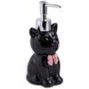Modern Black White Cat and Dog Ceramic Lotion Bottle Home Disinfectant Refill Bottle Bathroom Accessory 3D Animal Soap Dispenser