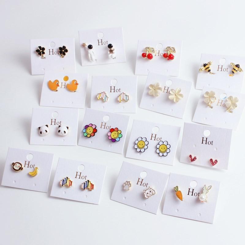 Непрокалываемые серьги-клипсы Dongdaemun для женщин — свежий и сладкий стиль