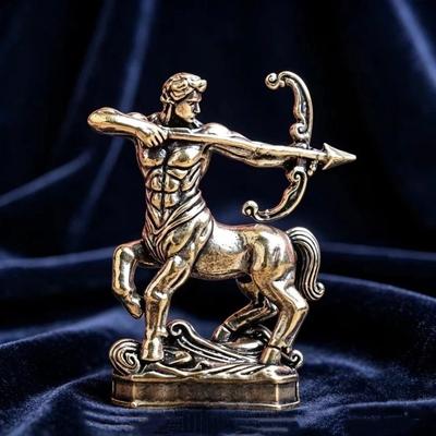 Винтажные Коллекционные Фигурки Миниатюрное Ремесло Двенадцать Знаков Зодиака Декор Статуэтка 12 Созвездий Подарок Украшения