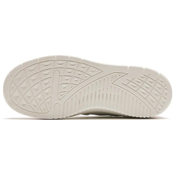 Anta Стиль жизни Серия Модные повседневные прочные дышащие низкие кроссовки для скейтбординга Женские кроссовки Белый Зеленый 122428015-1