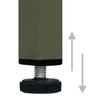 Olive Green Wardrobe 90 x 50 x 180 cm Steel
