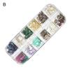 1 коробка украшения для ногтей со стразами фантастические невыцветающие 12 сеток красочные украшения для маникюра для женщин