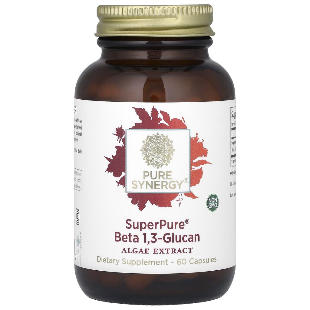 Superpure Beta 1,3 Glucan, Algae Extract, 60 Capsules (500Mg Per Capsule)