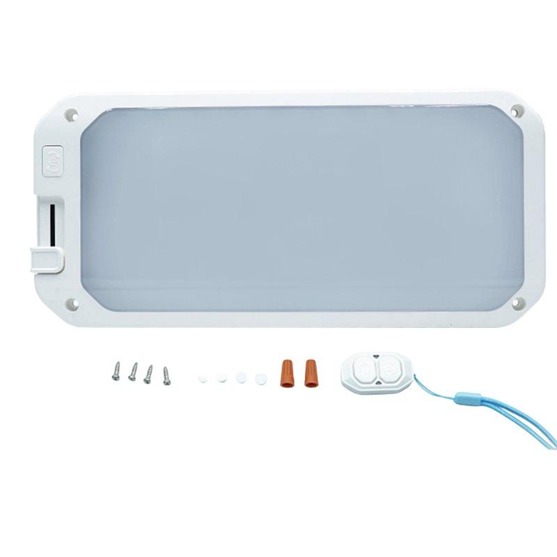 RV Interior Light LED Camper Light Ceiling Light 3 Color Dimmable With Remote Control