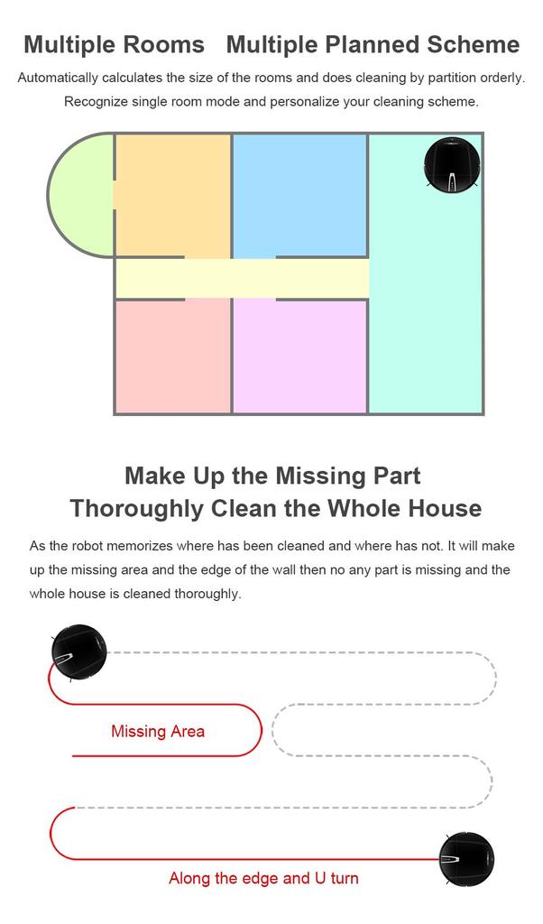 Робот-пылесос LIECTROUX V3S Pro, всасывание 4000 Па, сухая и влажная уборка, 2D-навигация по карте, с памятью, голосовое приложение Wi-Fi