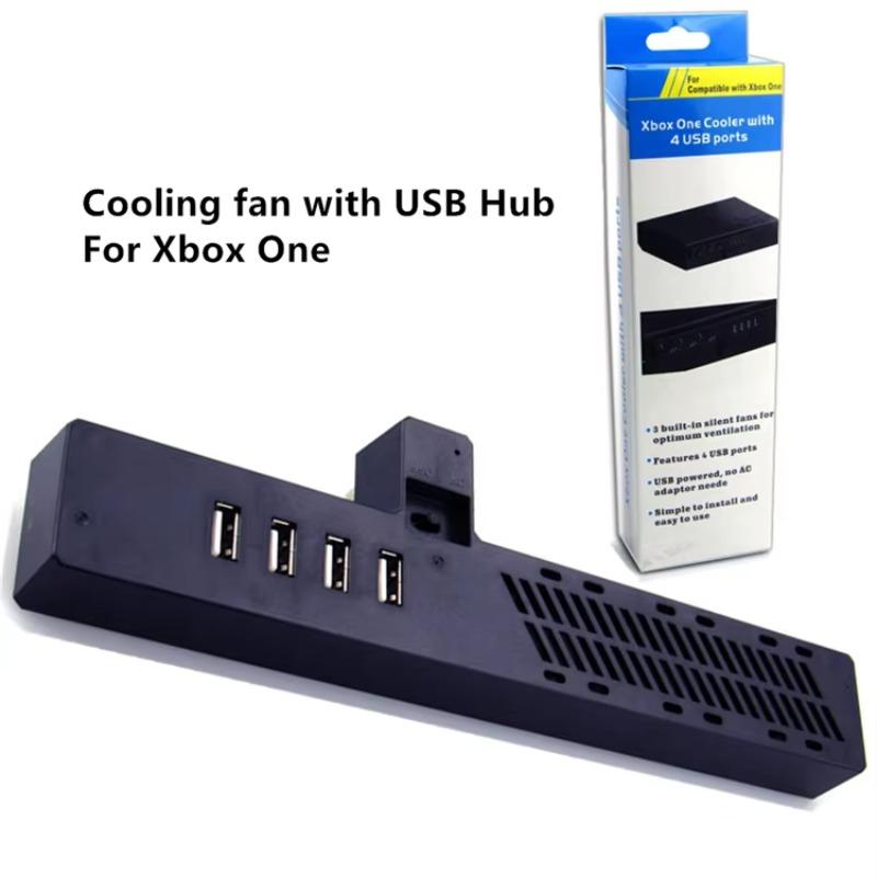 4 USB Port Cooling Fan Charger Stand Base for Xbox One Console Gaming Accessories