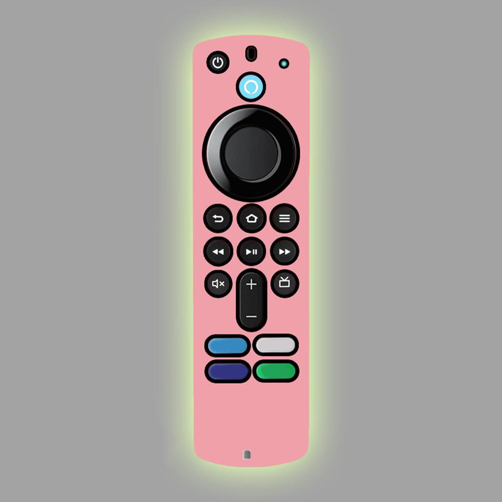 Силиконовый защитный чехол для пульта ДУ Fire Stick 4K MAX / Fire TV 3-го поколения, светящийся в темноте, противоударный, пылезащитный