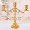 European Style Wedding Candelabra: 5-Head, 3-Head Candle Holder for Dining Table, Candlelight Dinner, Home, Hotel Decoration Ornaments.