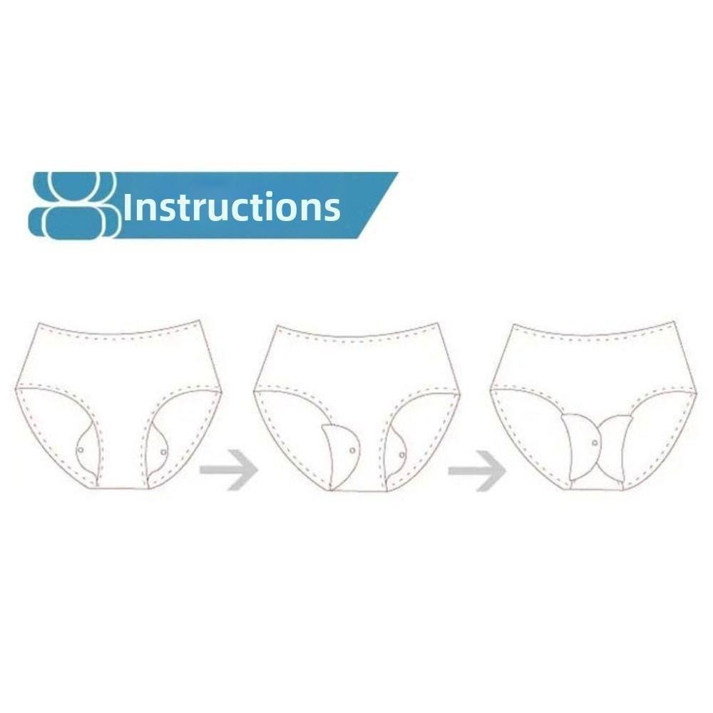 5Pcs 23CM Reusable Sanitary Pads Graphene Menstrual Cloth Pads Diaper Panty Liner Lady Care