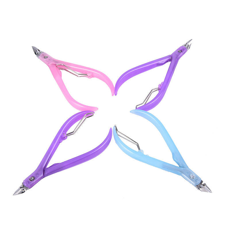 1Pc Pro Nail Scissors Stainless Steel Cuticle Cutter Nippers Clipper Useful Tool