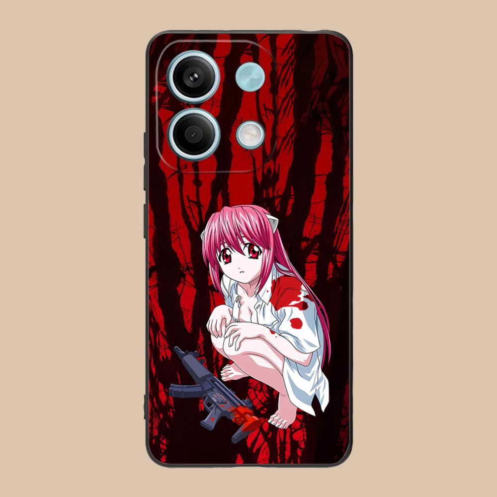 Чехол для телефона Elfen Lied Lucy для POCO M6 M5 M4 M3 X7 X6 X5 X4 X3 F6 F5 F4 Pro GT 5G Чехол с цветной печатью Красивый смартфон