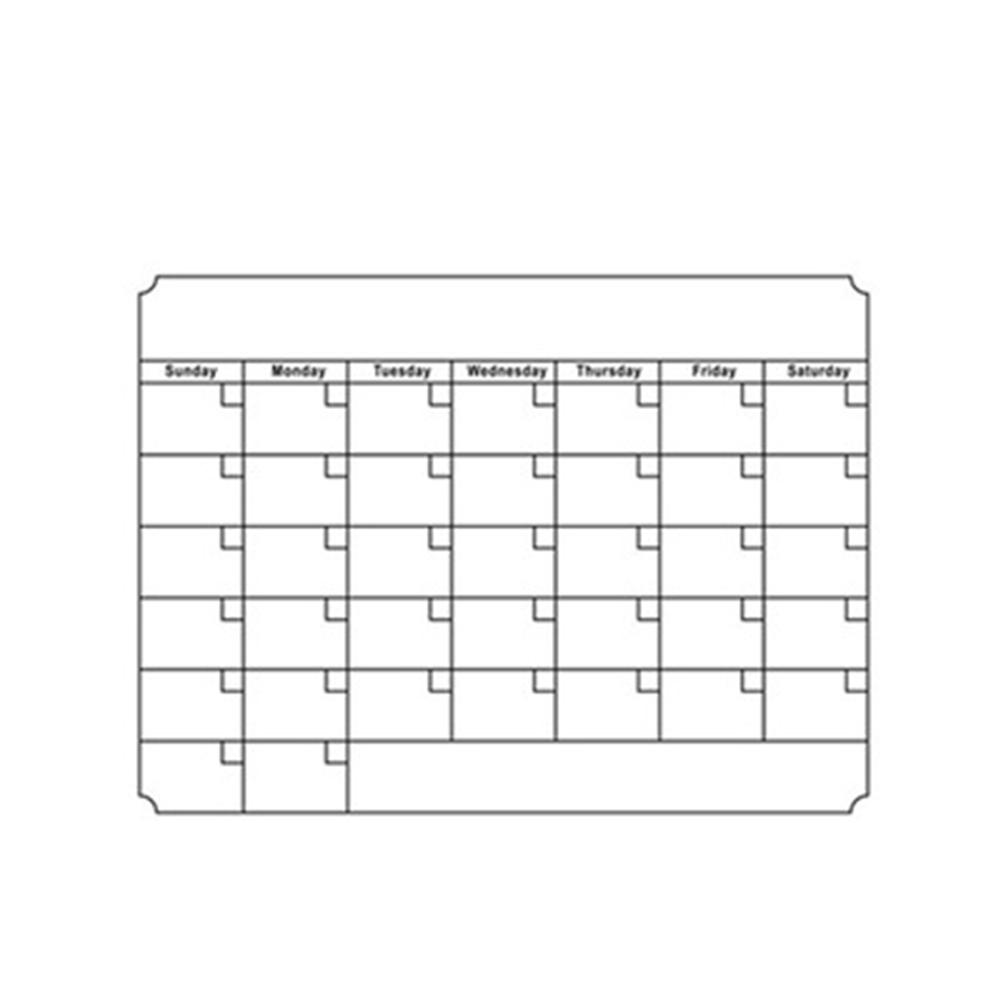40*30cm Black/White Waterproof Drawing Magnetic Board Cooler Refrigerator Magnet Notepad