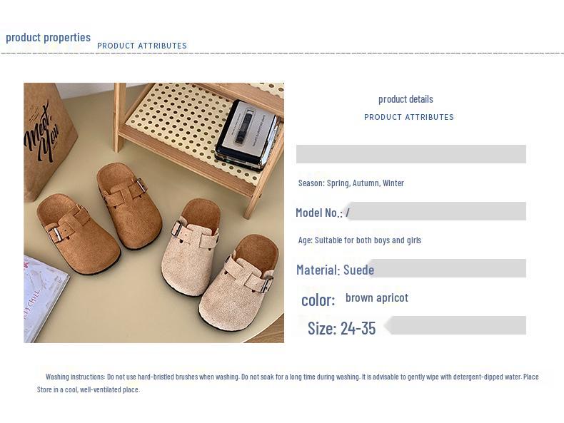 Детские ретро-сандалии из пробки: Удобная, нескользящая летняя обувь с закрытым носком для мальчиков и девочек