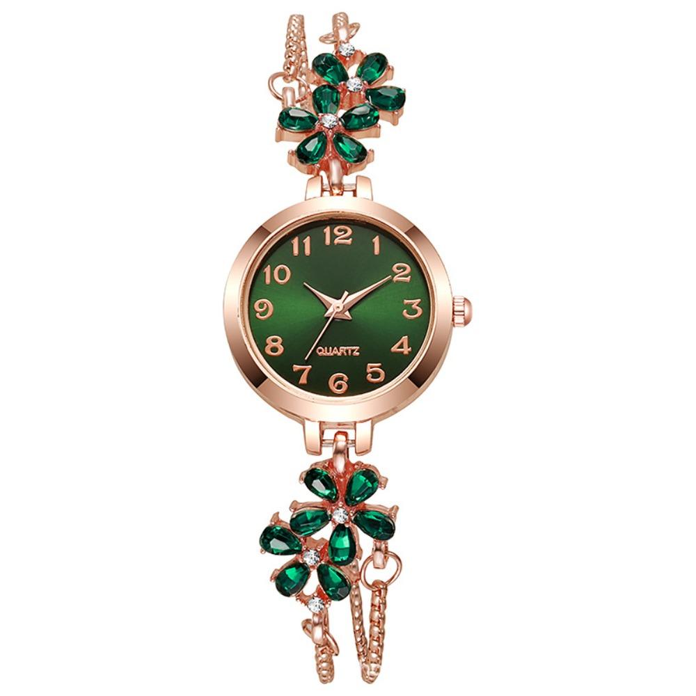 Adjustable Bracelet Watch Quartz Movement Flower Bracelet Watch Women's Quartz Watch  Gift Giving