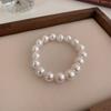 Elegant Lovely French Sweet Fashion Jewelry Female Elastic Bracelet Pearl Korean Style Bracelet