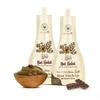 Nat Habit - Свежая хна для подкрашивания корней, готова к применению, паста, предварительно замоченная в черном чае и травах, 100% натуральная раджастанская хна, придает насыщенный коричневый S