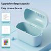 Protective Denture Retainer Case Reusable Dental Braces Container Denture Soaking Cup  Home Use
