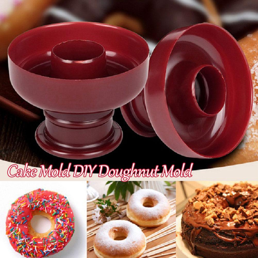 Fudge Donut Maker Cake Mold Flower Heart Shape Cake Chocolate Dessert Mold Mold Bread Tools Bak M5B2