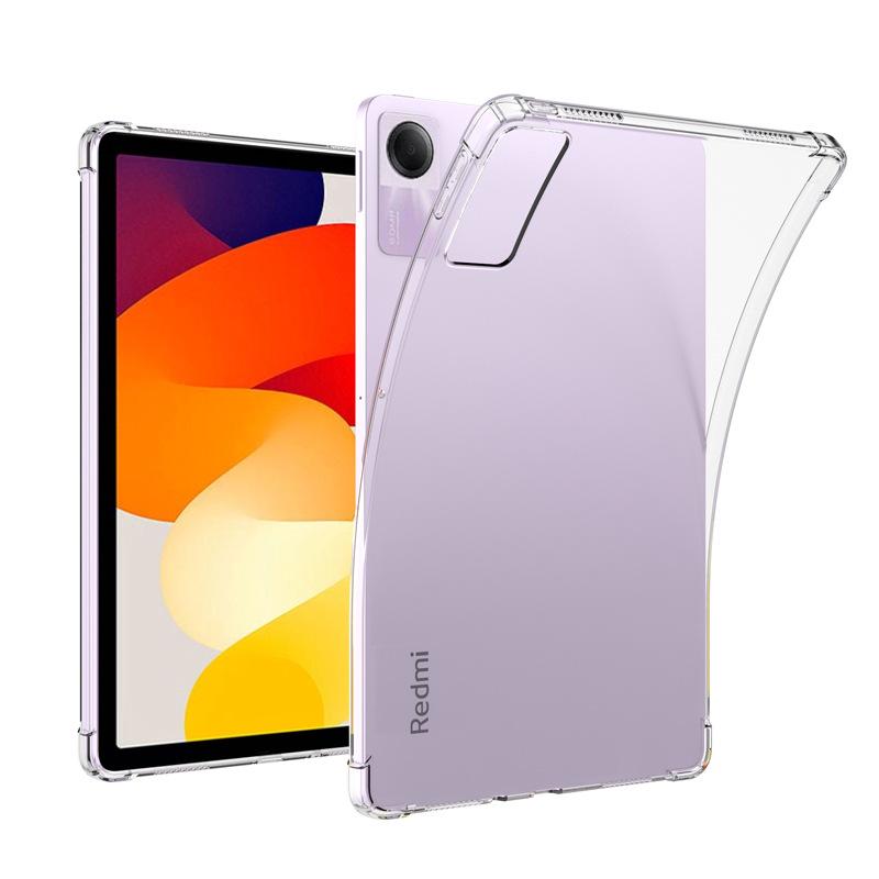 Прозрачная ТПУ защитная крышка Redmi Pad SE с защитой от падения и углами-подушками безопасности (2025)
