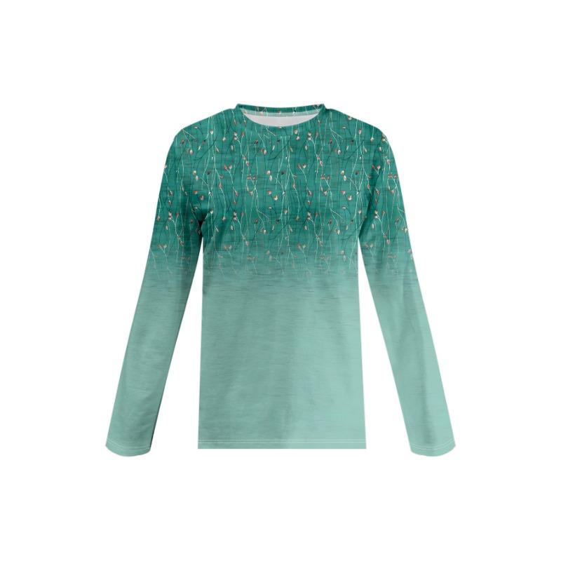 Autumn Fashion 3D Print Crew Neck Long Sleeve T-Shirt Casual Women Clothing Y2k Harajuku Female Clothing Plus Size Tops