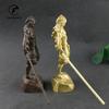 Antique Monkey King Sun WuKong Statue Gold Color Office Desk Decoration Figurines Miniature Brass Plated Car Ornament Home Decor
