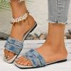 Мода 2025 Новая мода Повседневные и удобные Плоские сандалии Летние Уличные Женские сандалии Модные Новые С открытым носком Дышащие