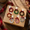 Multicolor Christmas Bell Garland Photo Props DIY Accessories Christmas Tree Hanging Decoration Hanging Design Bell Wreath