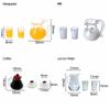 Toys Lemon Water Orange Juice Coffee Milk Miniature Drinks Jug Cup Drinking Model Doll Accessories