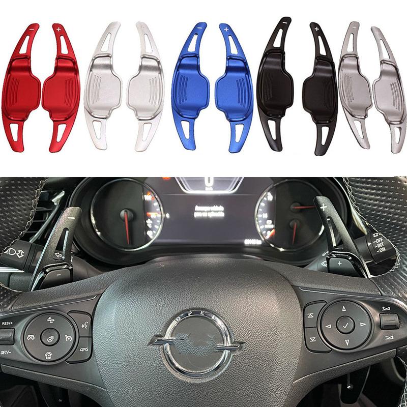 Для Opel Corsa F GS LINE ignia B GSi Grandland X Hybrid4 Mokka Автомобиль Рулевое колесо Лепестки переключения передач Расширители Переключатели DSG Наклейка