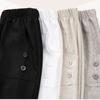 Женские весенние повседневные удобные брюки из хлопка и льна, модные белые, бежевые женские свободные и прямые брюки