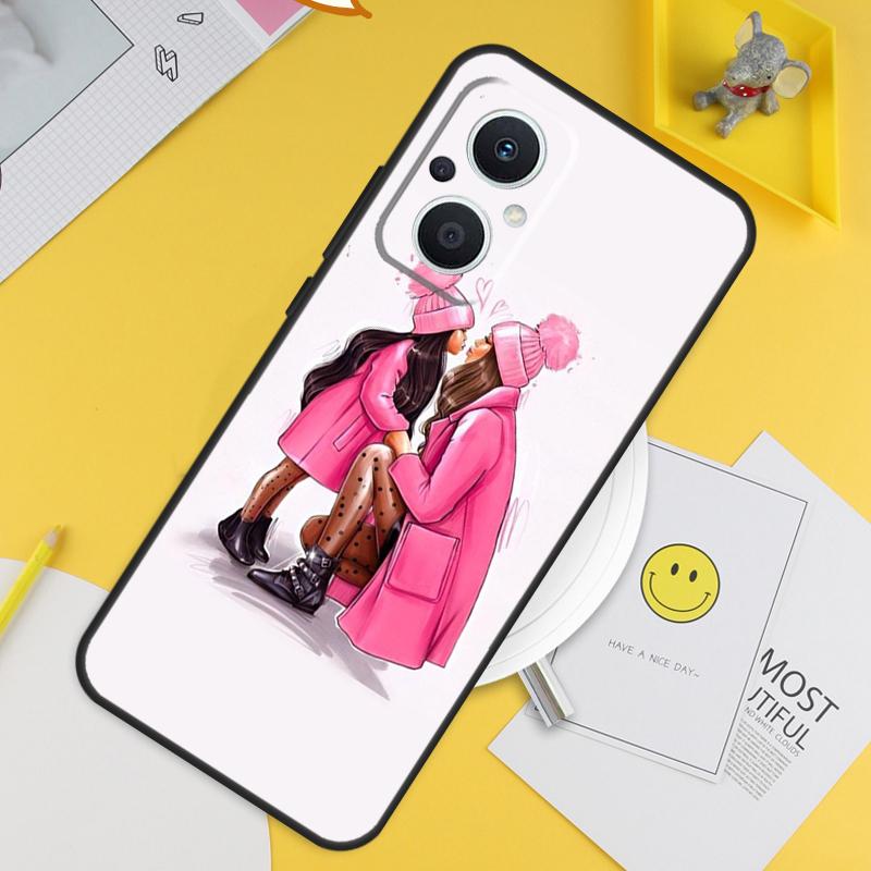 Чехол для телефона OPPO Reno 12F 14F 13F 11F 10 11 12 13 14 Pro 7 8 Lite 8T OPPO Find X6 X5 X8 X9 Pro. Подходит для мам, дочерей, сыновей и пап.