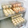 Transparent Egg Storage Box Double Layer Egg Container Egg Preservation Box  Refrigerator