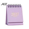 Standing Office Desk Planner 2027-2028 Mini Flip Calendar, 18 Month Desktop from Jan. Portable Calendar 2027 to Jun. 2028, Pocket Size for Classroom