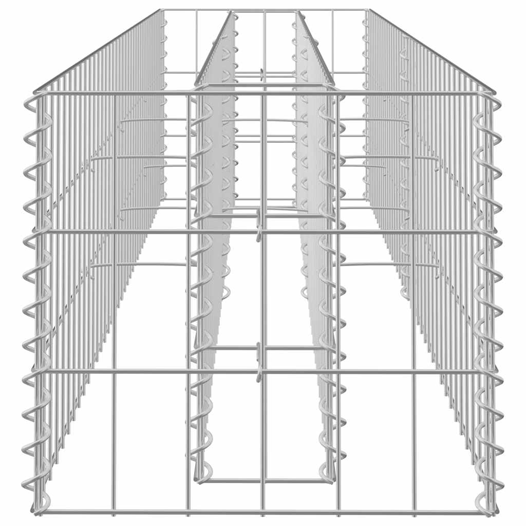 Gabion Raised Bed Galvanized Steel 180 * 30 * 30 cm