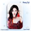 Meng Ziyi Laser Badge - Star Idol Support Brooch Pendant