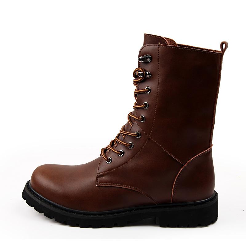 Men's Boots Men Winter Shoes Warm Leather Boots Footwear Cowboy Shoes Boots Men Casual Shoes for Men Male Size 38-48