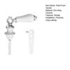Ceramic Toilet Flush Handle Simple Installation Universal Fit Metal Handle Cistern Lever Toilet Flush Handle Replacement Parts