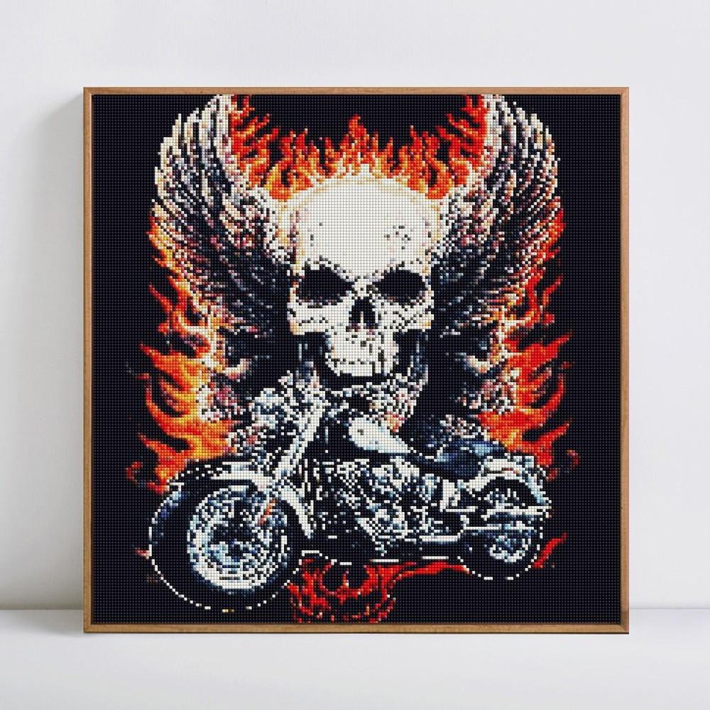 Diamond Painting Skull Home Decoration Diamond Mosaic Full Display Pictures