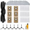 Совместимый с For Tapo RV30 Max Plus/RV30 Max/RV20 Max Plus/RV20 Max Комплект для замены основной щетки и фильтра для робота-пылесоса